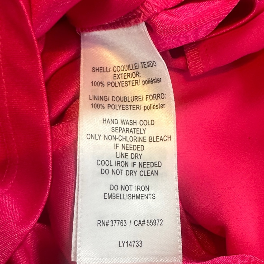 Laundry By Shelli Segal Vibrant Pink Dress - Picture 8 of 8